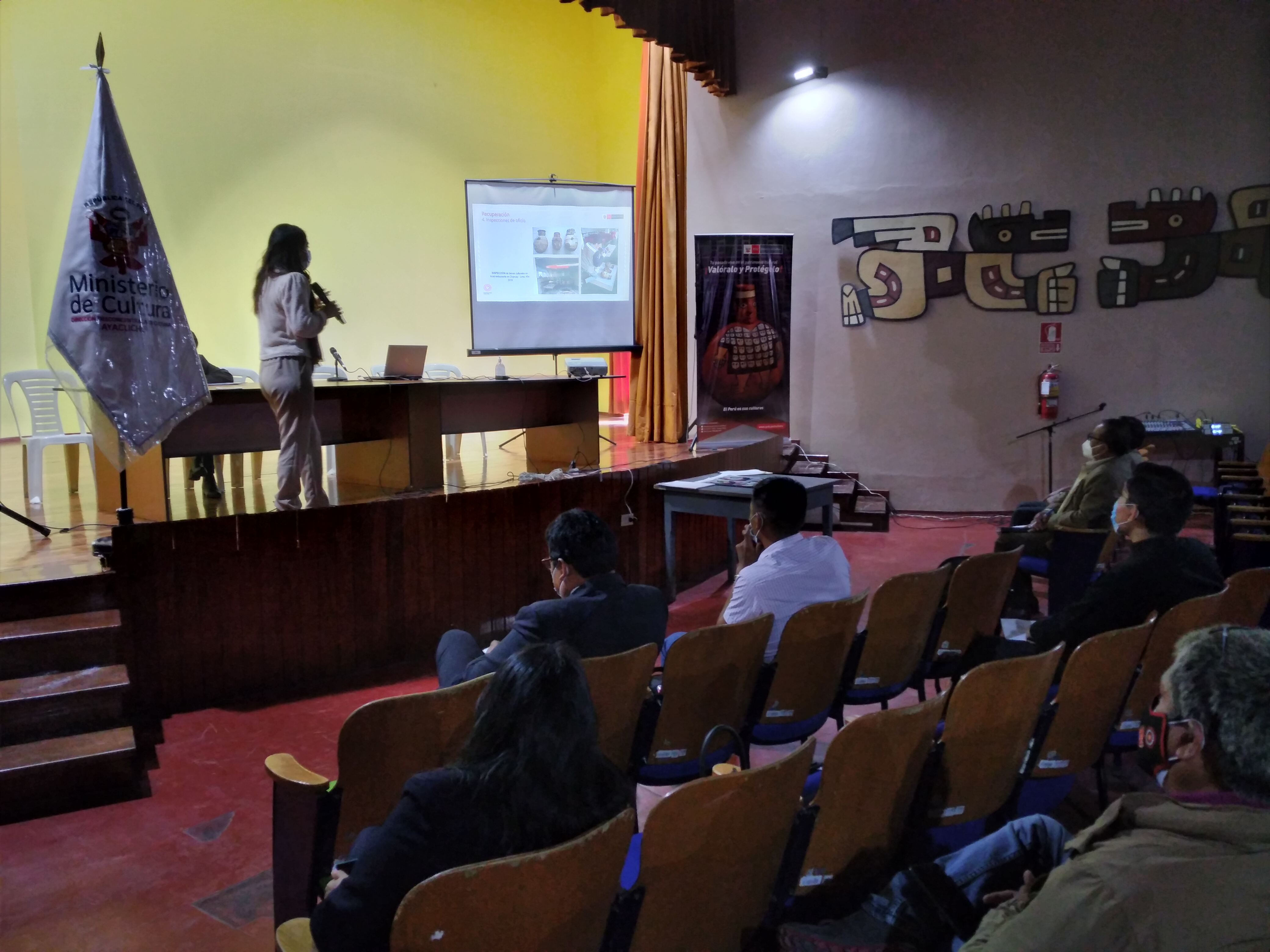 Ministerio de Cultura impulsa la lucha contra el tráfico ilícito de bienes culturales muebles en Ayacucho, Huánuco y Pasco