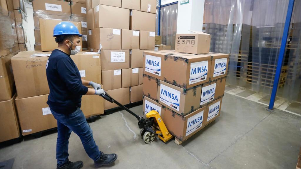 Minsa distribuyó 624 toneladas de suministros médicos a nivel nacional