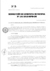 Vista preliminar de documento Resolución de Gerencia Municipal Nº 191-2018-MPH-GM