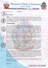 Vista preliminar de documento Ordenanza Municipal 010-2019.pdf