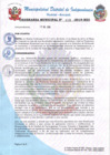 Vista preliminar de documento Ordenanza Municipal 013-2019.pdf