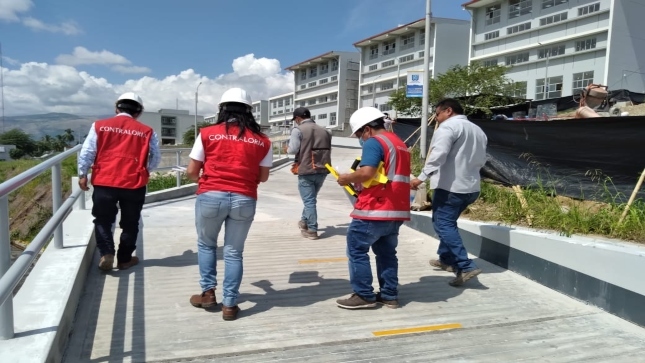 Contraloría recomienda adoptar medidas correctivas en obra