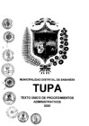 Vista preliminar de documento TEXTO UNICO DE PROCEDIMIENTOS ADMINISTRATIVOS - TUPA DE LA MUNICIPALIDAD DISTRITAL DE SABANDÍA