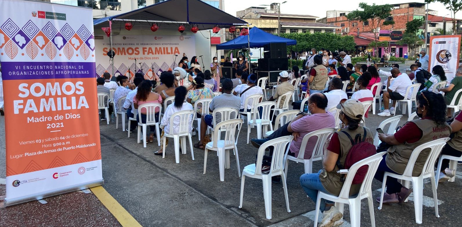 Ministerio de Cultura: Más de 60 organizaciones afroperuanas participaron de “Somos Familia 2021” en Madre de Dios