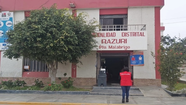 Contraloría General identificó perjuicio económico en Municipalidad Distrital de Rázuri