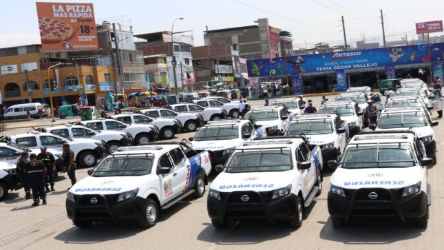 Contraloría detectó que Municipalidad de Villa El Salvador pagó por 38 camionetas para Serenazgo con equipamiento de seguridad incompleto