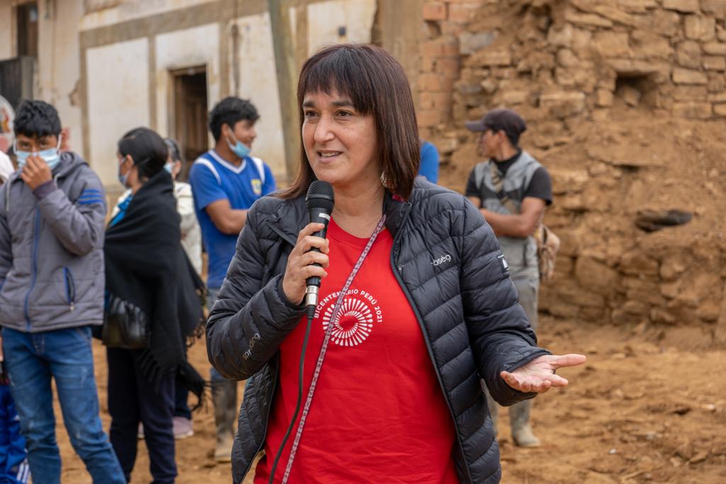 Viceministra Sonaly Tuesta participó en actividad “Urdiendo Nuestra Memoria” - Acciones de Emergencia en Torre del Templo de La Jalca Grande