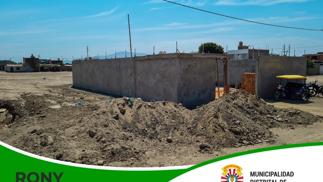 Imagen de la obra de agua y alcantarillado en PJ. Los Nogales y Los Pinos.