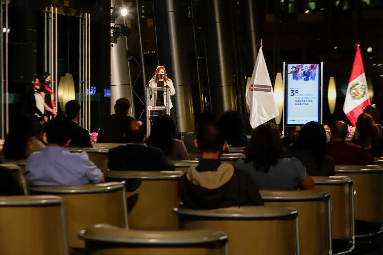 Ministerio de Cultura realiza premiación del 3º Concurso Nacional de Narrativa Gráfica