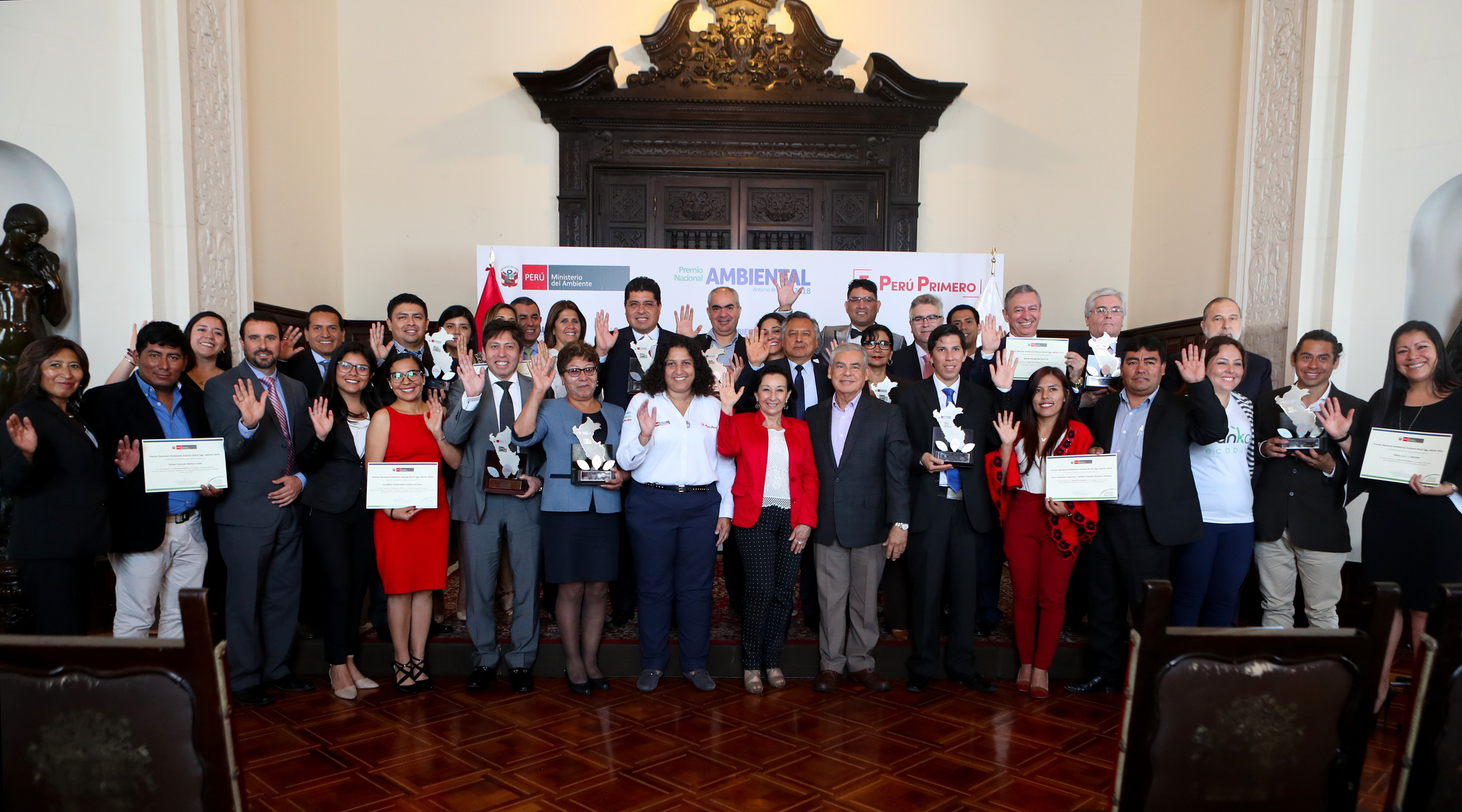 Entrega del Premio Nacional Ambiental Antonio Brack Egg 2018