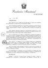 Vista preliminar de documento RM 542-  Conformar el Equipo Revisor encargado de recibir y verificar la existencia de la información y documentación que sustenta el Informe para la Transferencia de Gestión por término de gestión