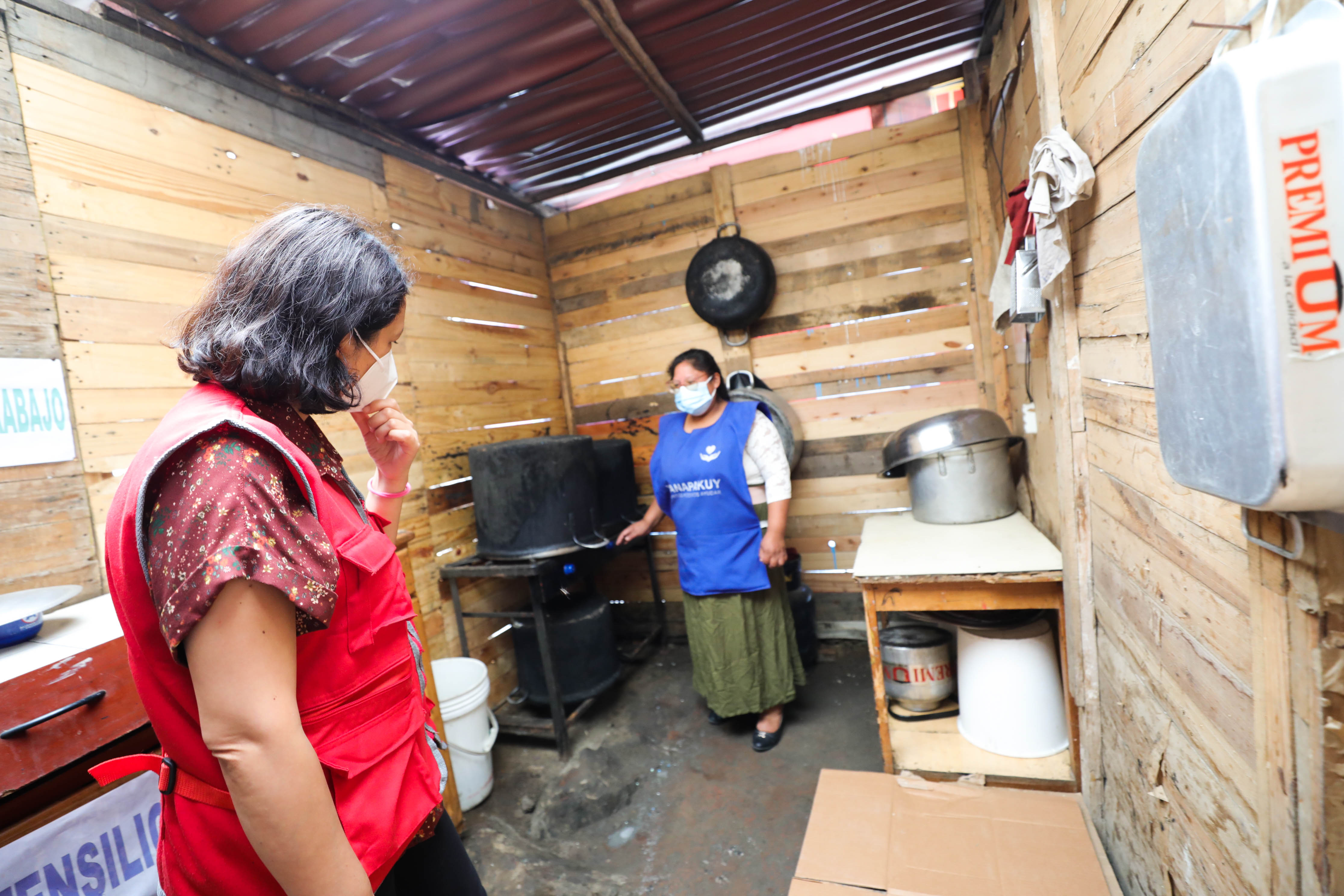 Ministra Anahí Durand en El Quijote, Puente Piedra