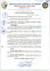 Vista preliminar de documento ACUERDO DE CONSEJO N° 98-2016-CM/MDP