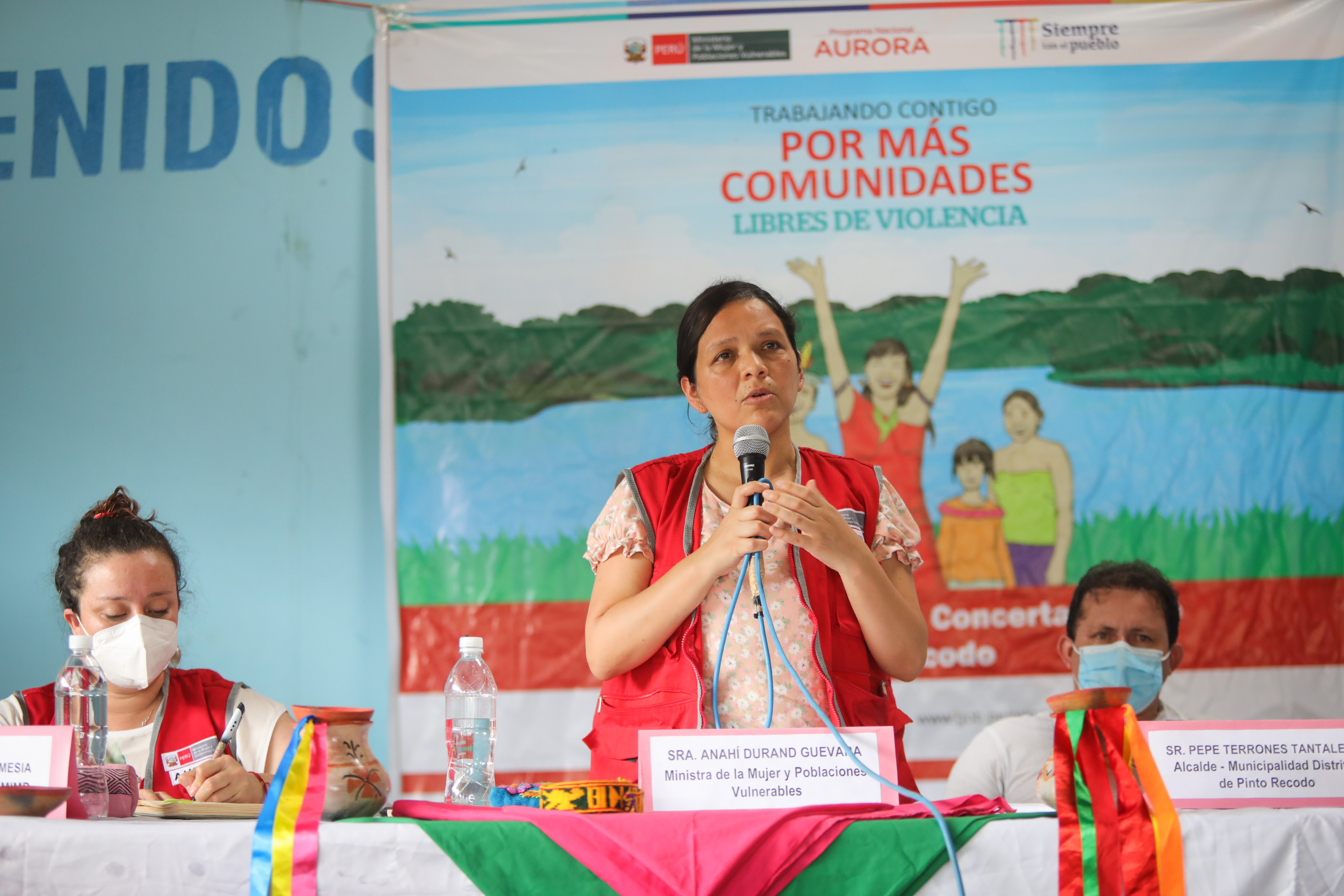 Ministra Anahí Durand visita la región San Martín
