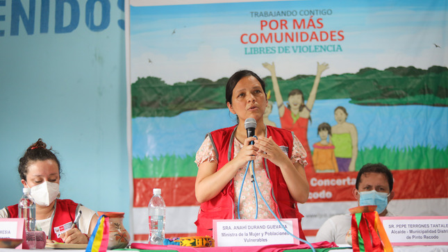 Ministra Anahí Durand visita la región San Martín