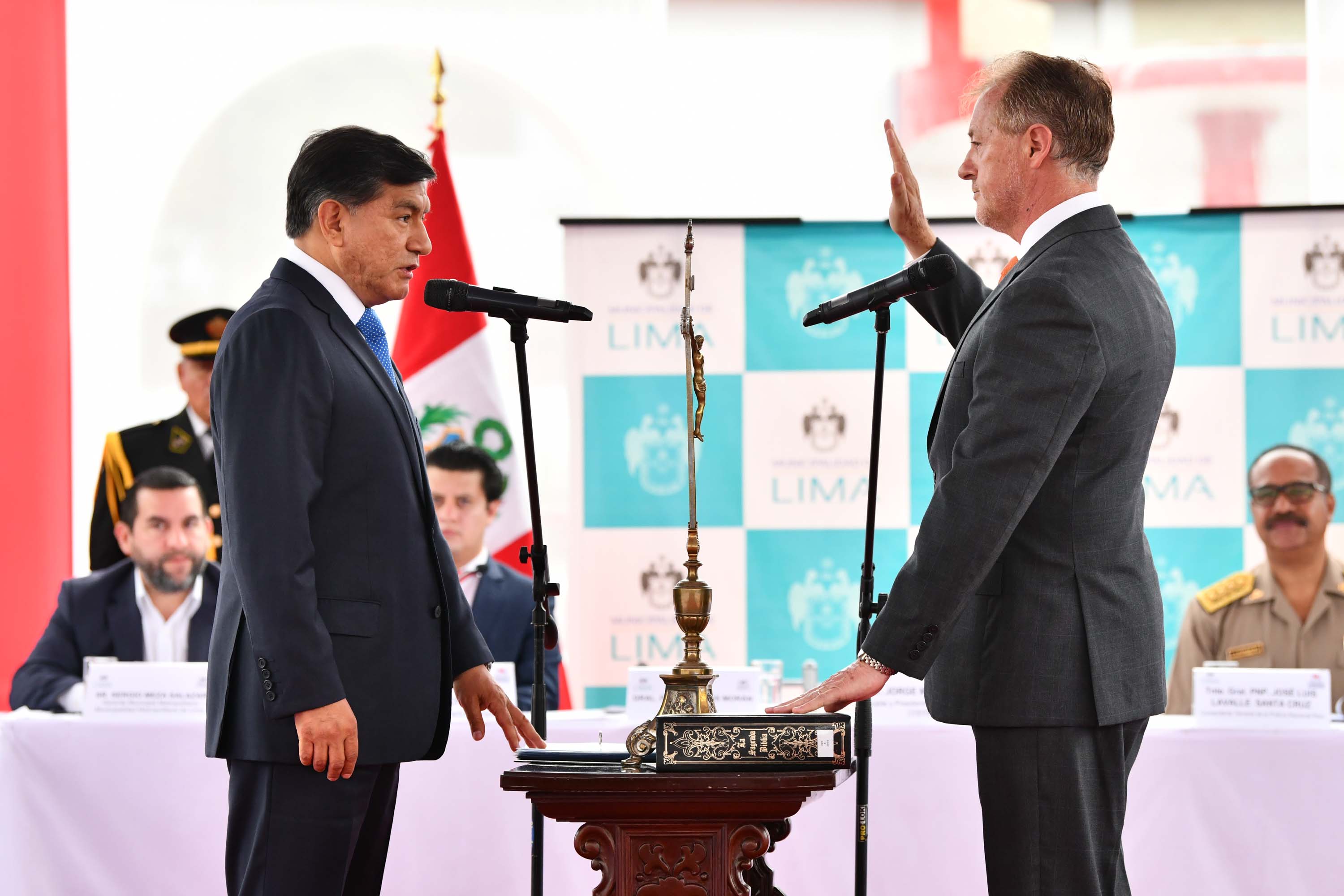 Ministro del Interior, Carlos Morán, participó en primera reunión del Comité Regional y Distrital de Seguridad Ciudadana, encabezada por el alcalde de Lima, Jorge Muñoz.
