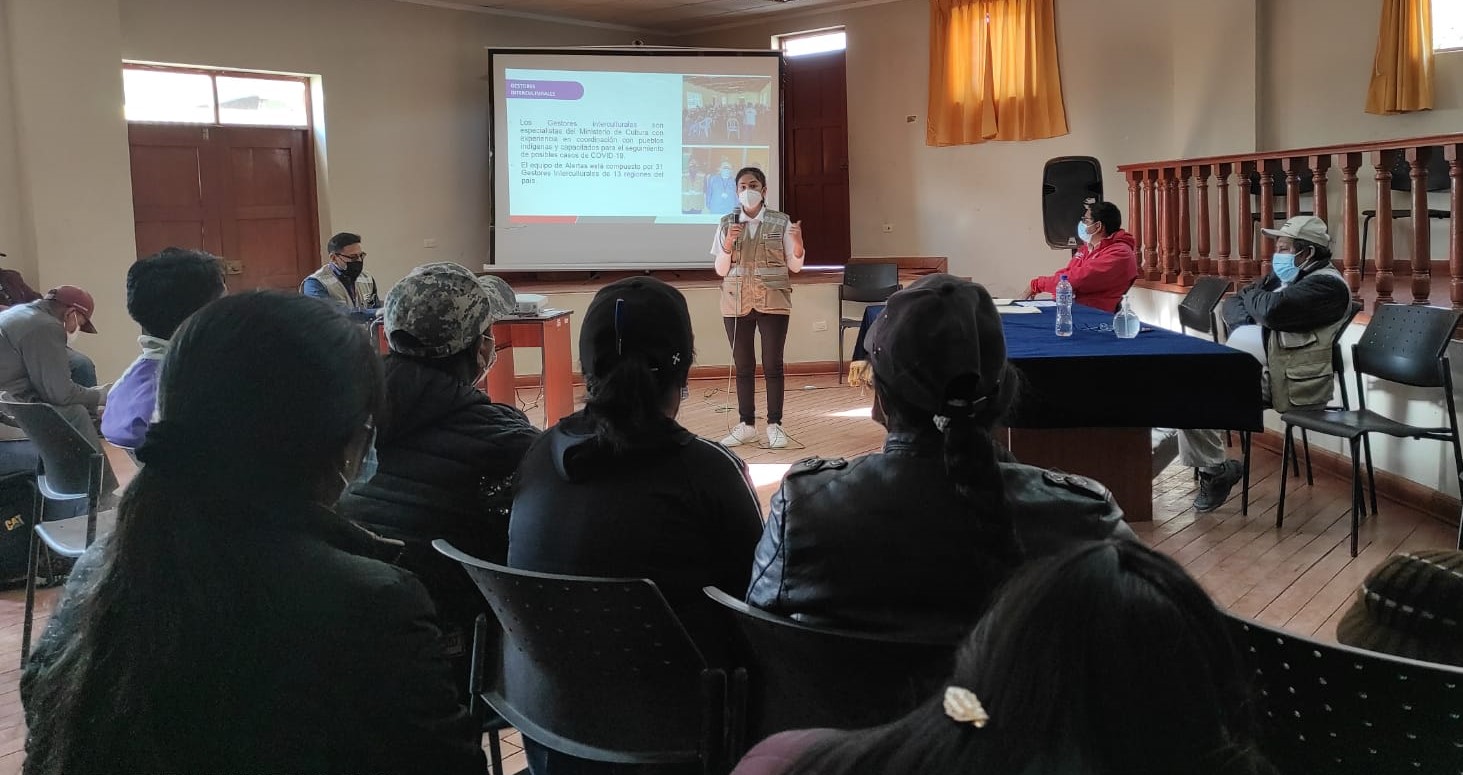 Ministerio de Cultura: Más de 380 líderes y lideresas indígenas de 6 regiones fueron capacitados sobre importancia de vacuna contra COVID-19