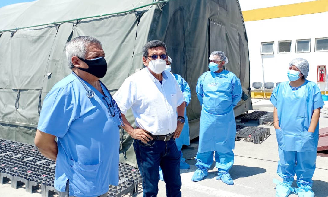 Piura: Ministro de Salud supervisa la capacidad hospitalaria de la región