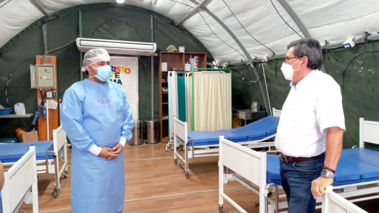 Piura: Ministro de Salud supervisa la capacidad hospitalaria de la región