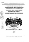 Vista preliminar de documento Directiva N° 007-2017-MPH-GM