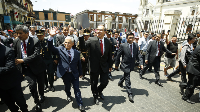 César Villanueva Arévalo instó hoy al Congreso de la República a debatir con celeridad el proyecto de ley del Gobierno que modifica la Ley Orgánica del Ministerio Público y declara en emergencia la Fiscalía.