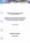 Vista preliminar de documento MCE-207-SGEN/002 “Sistema de Producción de Microformas Digitales para los Órganos de Apoyo de la Secretaría General del RENIEC”, segunda versión.
