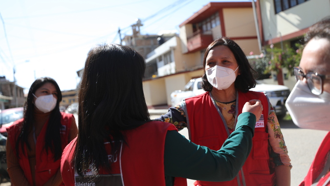 Ministra Anahí Durand en CEM de Cajamarca