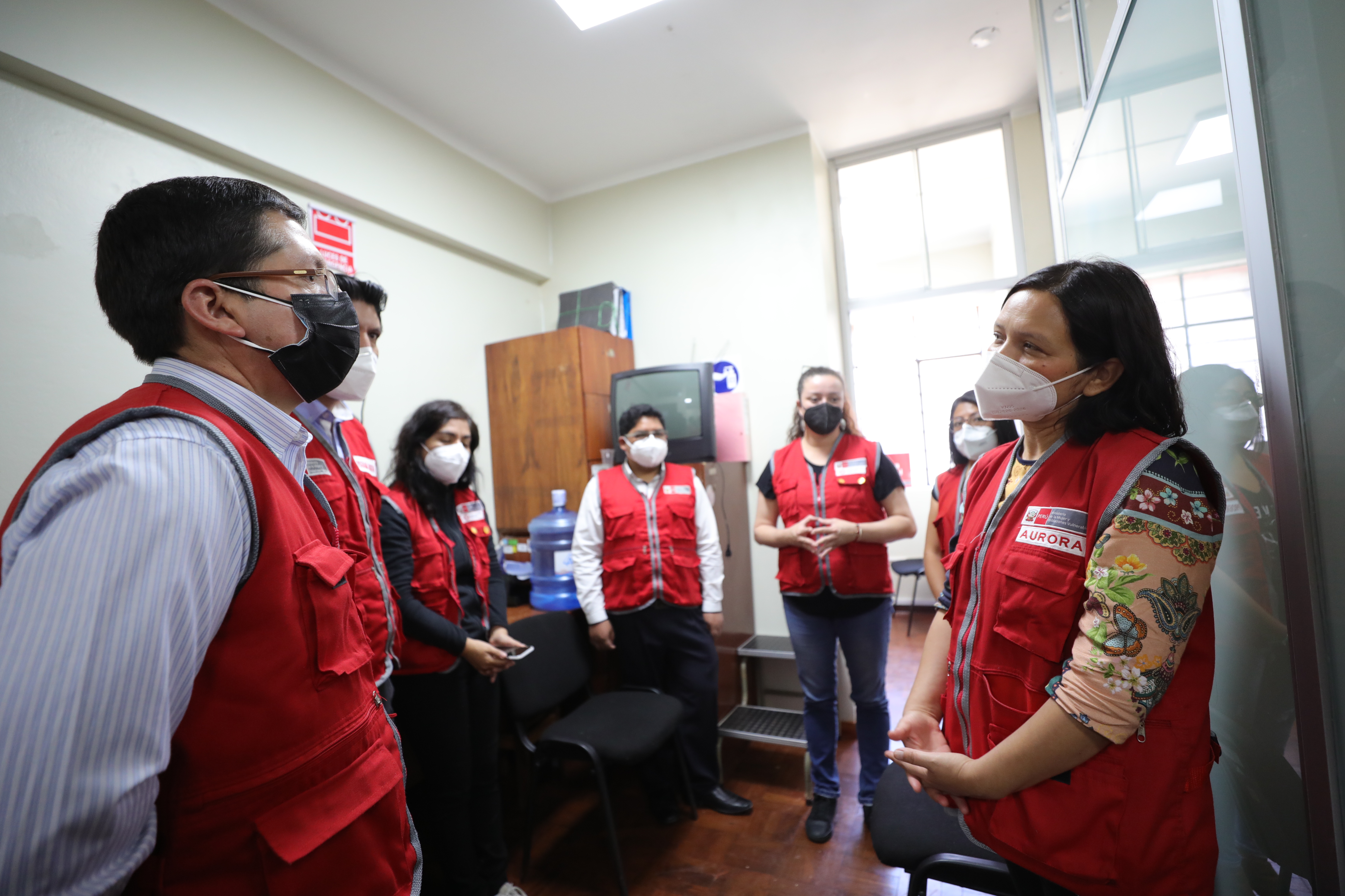 Ministra Anahí Durand en CEM de Cajamarca