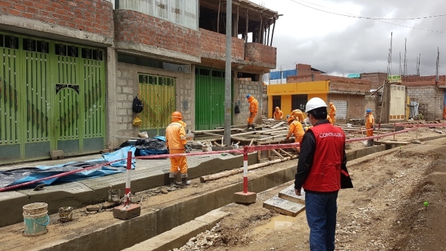 Contraloría alerta deficiencias técnicas en obra vial de 6 millones de soles