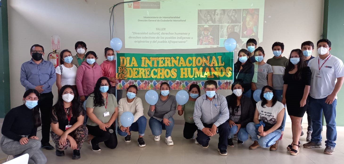 Más de 70 jóvenes de pueblos indígenas y el pueblo afroperuano fueron capacitados en derechos colectivos y valoración de diversidad cultural