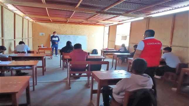 Contraloría alerta deficiencias en inicio de clases semipresenciales en cuatro colegios de Áncash