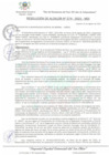 Vista preliminar de documento Resolución de Alcaldía