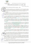 Vista preliminar de documento Resolución de Alcaldía