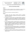 Vista preliminar de documento PLT - Política de Auditoría Externa R1 (26/11/2016)