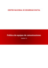 Vista preliminar de documento PO03_Política de equipos de comunicaciones.pdf
