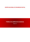 Vista preliminar de documento PO06_Política de auditoría de sistemas.pdf