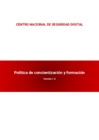 Vista preliminar de documento PO09_Política de concientización y formación.pdf