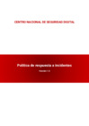 Vista preliminar de documento PO14_Política de respuesta a incidentes.pdf