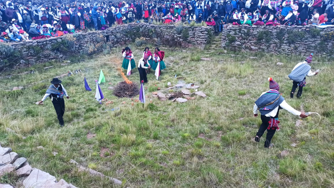 El Ministerio de Cultura participó en el Ritual Ancestral de Pachatata Pachamama