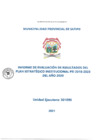 Vista preliminar de documento Informe de evaluación de Resultados del PEI 2018-2023- año 2020- Municipalidad Provincial de Satipo.pdf