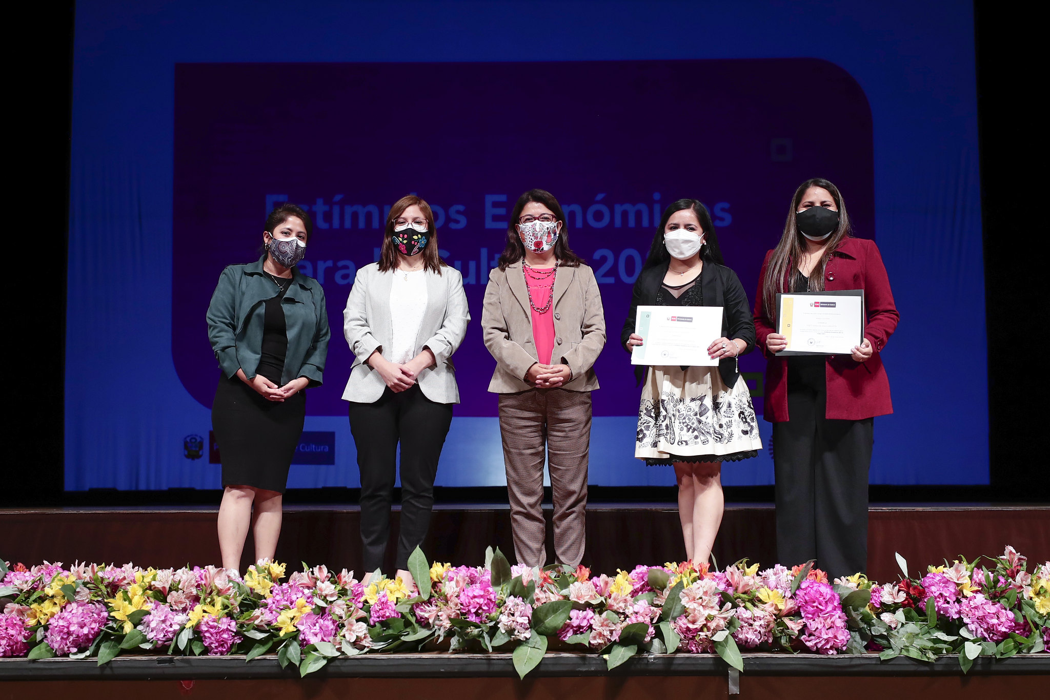 Se realizó la ceremonia de premiación de los Estímulos Económicos para la Cultura 2021