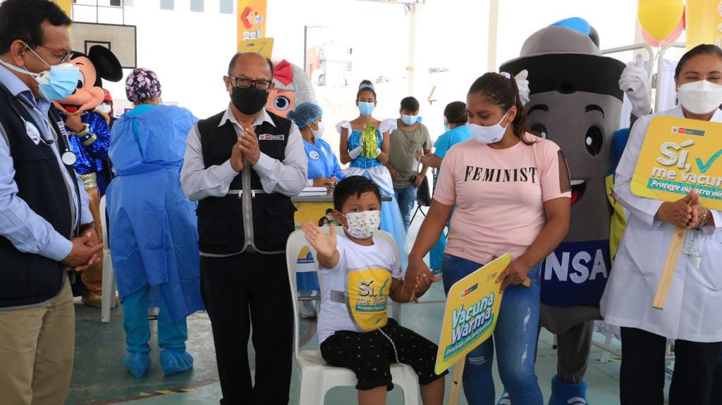 COVID-19: Instituto Nacional de Rehabilitación es un nuevo punto de vacunación para menores de 5 a 11 años