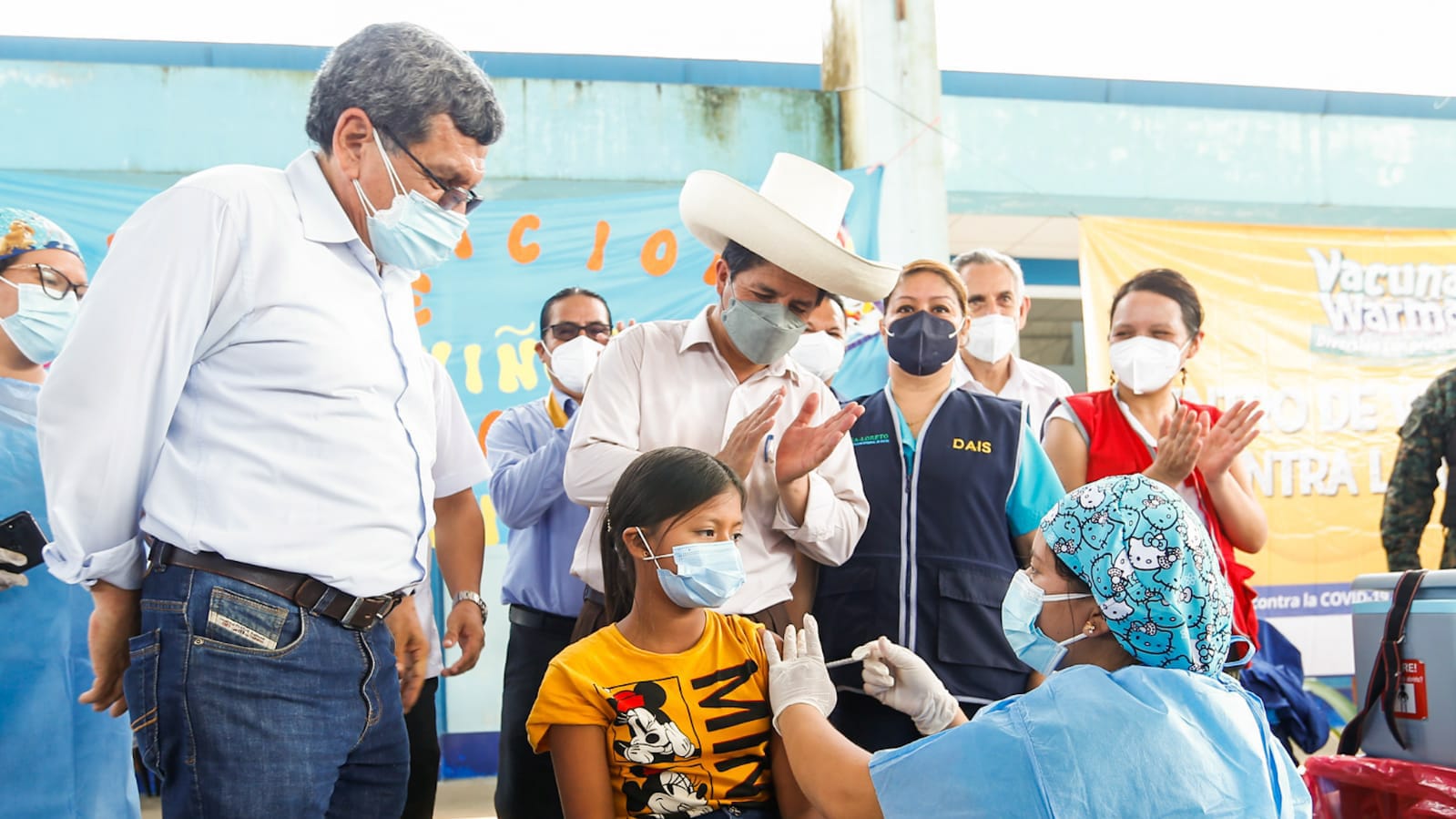 Loreto: Más de 100 niñas y niños nativos de Caballococha fueron vacunados contra la COVID-19