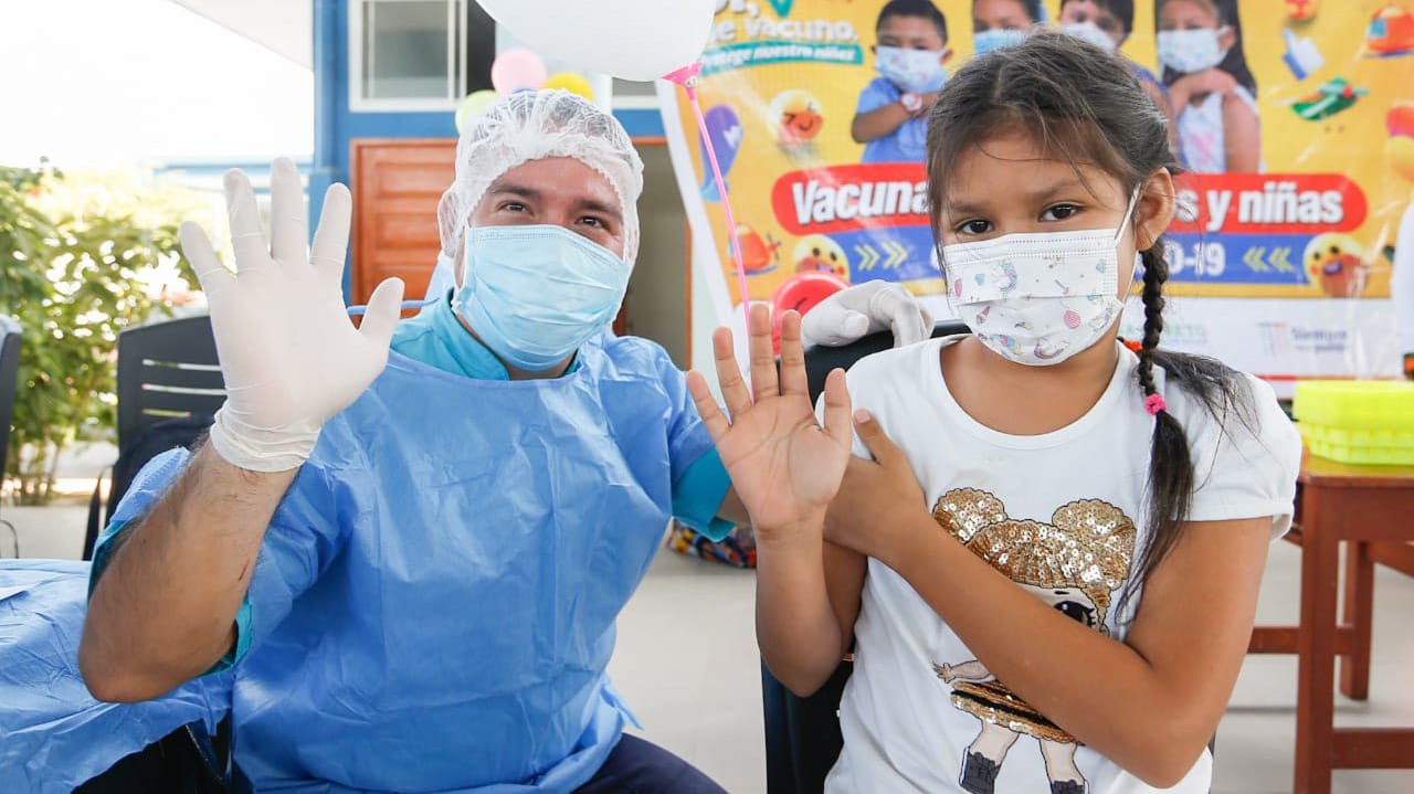 Loreto: Más de 100 niñas y niños nativos de Caballococha fueron vacunados contra la COVID-19