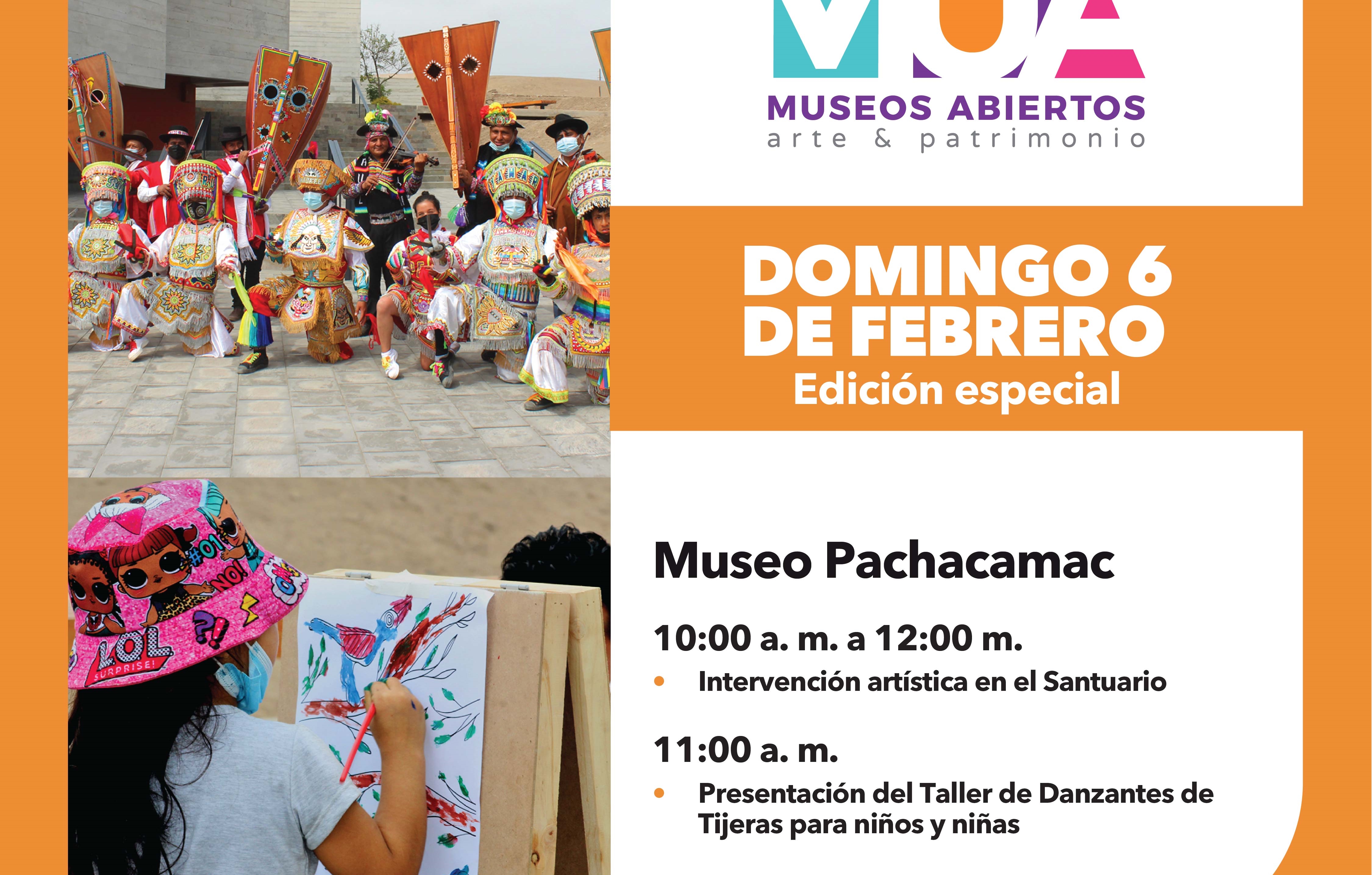 Ministerio de Cultura invita a la edición especial de Museos Abiertos - MUA en el Museo Pachacamac y Museo Nacional del Perú - MUNA