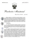 Vista preliminar de documento Resolución Ministerial  N°032-2022-MINSA