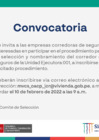 Vista preliminar de documento Convocatoria