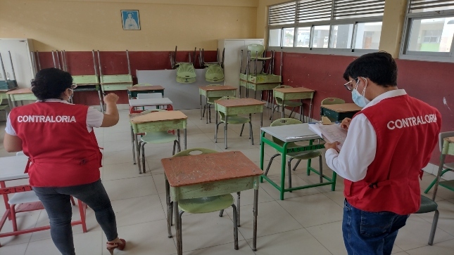 Contraloría supervisa en Lambayeque más de 250 instituciones educativas públicas previo al retorno de clases
