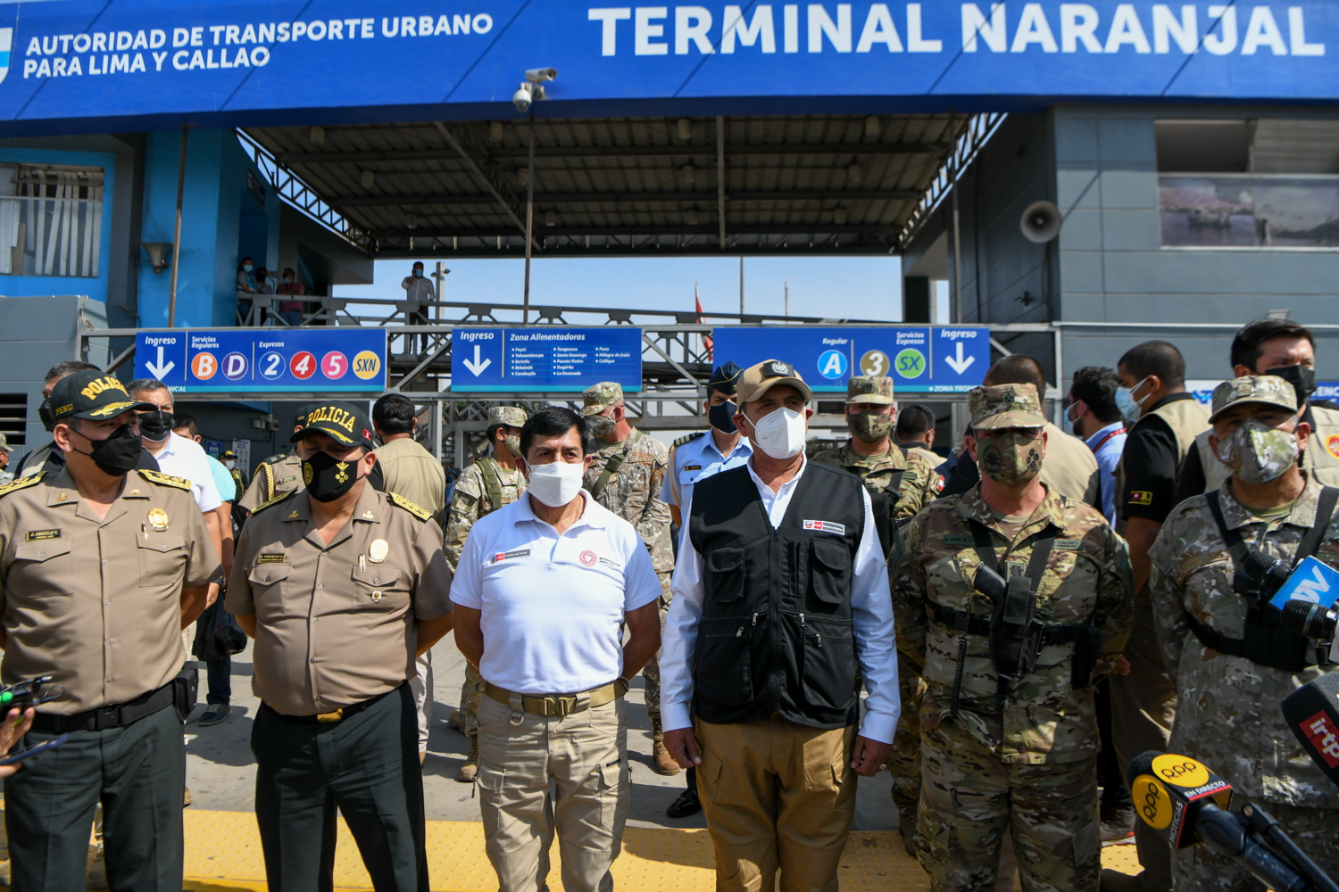 Ministros de Interior y Defensa dan inicio a plan de operaciones conjuntas para combatir la inseguridad en Lima y Callao