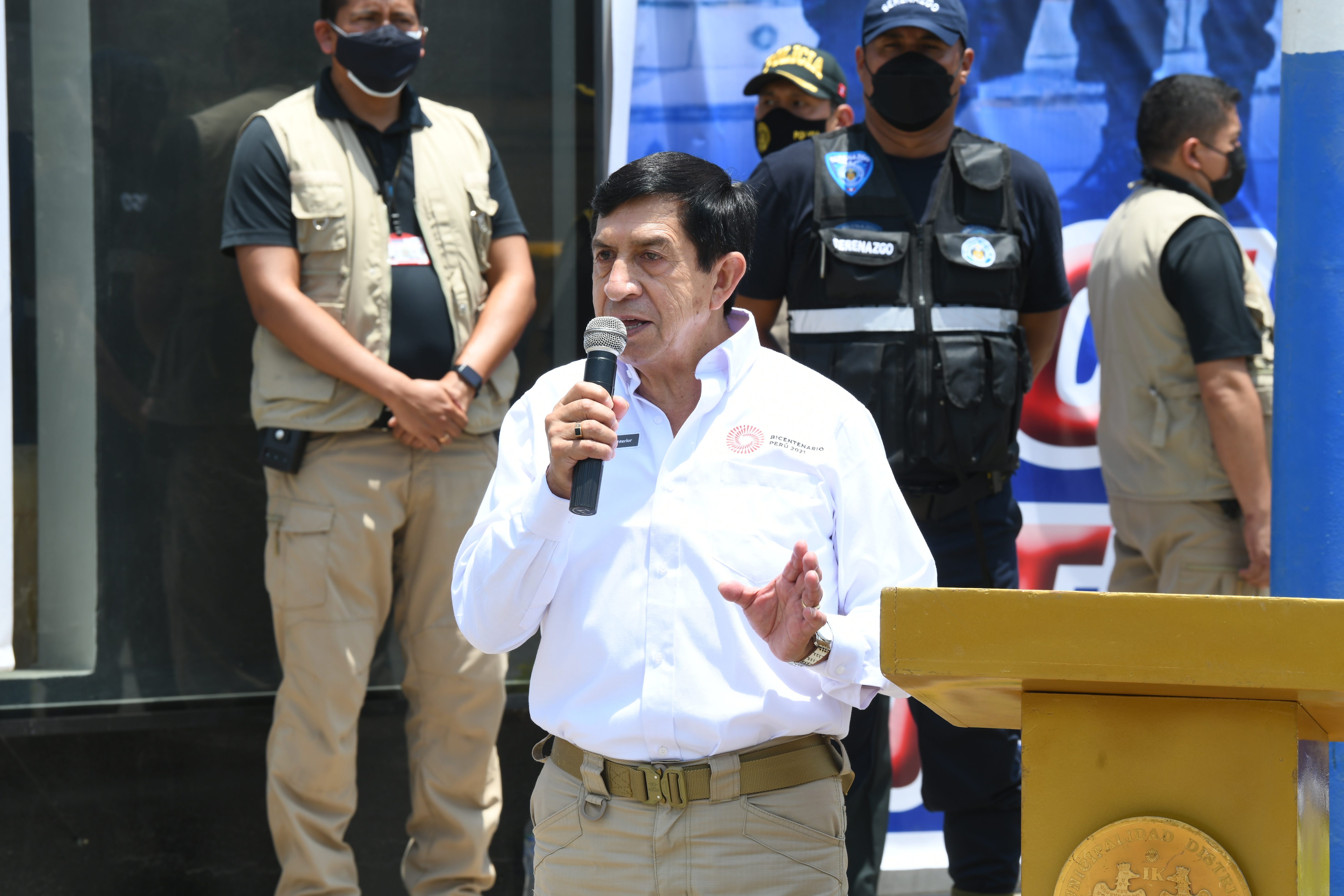 Titular del Interior lideró ceremonia de estrategia “Comas viaja seguro” para empadronar a mototaxistas y garantizar la seguridad de los vecinos.